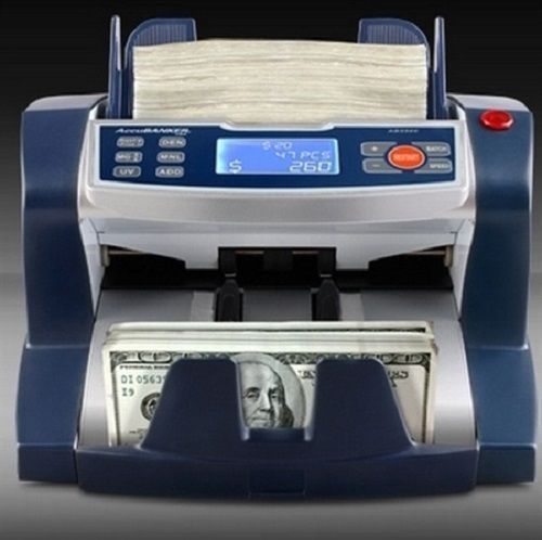 Accubanker ab5500 prof bill counter + counterfeit mg/uv - new for sale