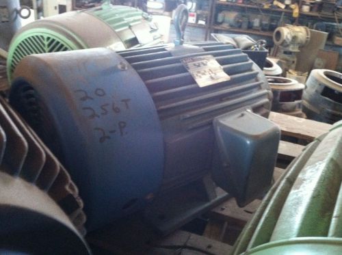 New ajax 20 hp electric motor 256t frame 3ph 208/230/460v 3600rpm for sale