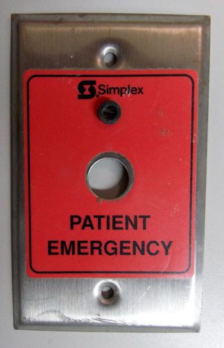 Simplex 5001-9633 wall plate for nurse call station - FREE SHIPPING