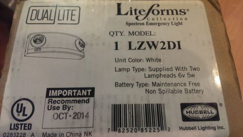 Dual Lite Spectron Emergency Light LZW2DI 6v 5w