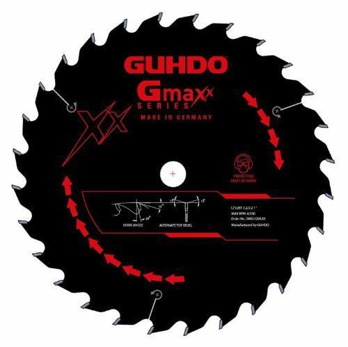 Guhdo Gmaxx Series 2400.120A28 12 -Inch 28 Teeth Carbide Tipped Rip Circular Saw