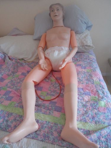 Nursing students! full size female mannequin*medical*catheter*injections+ for sale