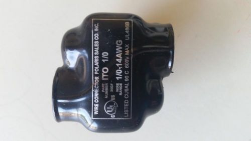 Nsi polaris - ito 1/0 multi cable connector block insulated lug 1/0 - 14 awg for sale