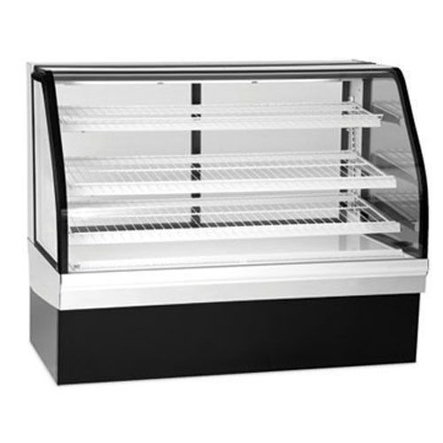 Federal ecgr-59 bakery display case, refrigerated, tilt out curved glass, 59&#034; lo for sale