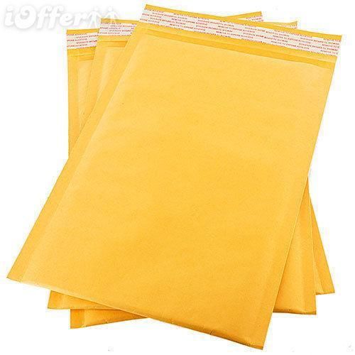 Kraft Mailers Bubble-Lined #000 (4&#034;x8&#034;) - 50 Bubble Mailers