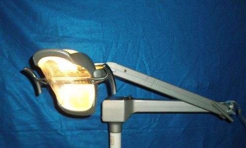 Pelton and Crane LF I Dental Operatory Light Post Mount, Silver Paint (5207)