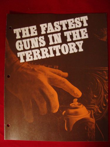 Vintage 3m the fastest guns in the territory ad catalog adesives coatings sealer