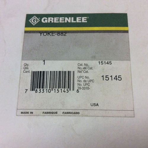 (1) greenlee 15145 yoke-bender (882) for sale