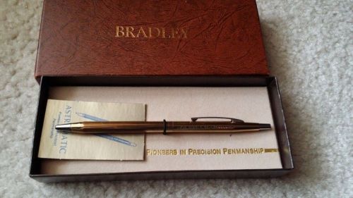 Bradley Astramatic Ink Pen --Engraved &#034;Avon Circle Of Excellence&#034;