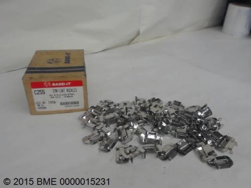 50 BAND-IT C255 EAR-LOKT BUCKLES 201 STAINLESS STEEL 5/8 INCH 15.88MM C25599