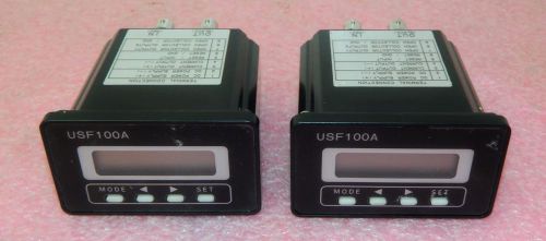 Lot of 2 TOFLO  USF100A-K10EP Ultrasonic Flowmeter