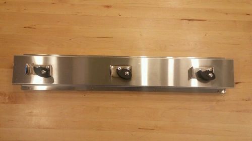 Mop holder stainless steel 3 slot never used for sale