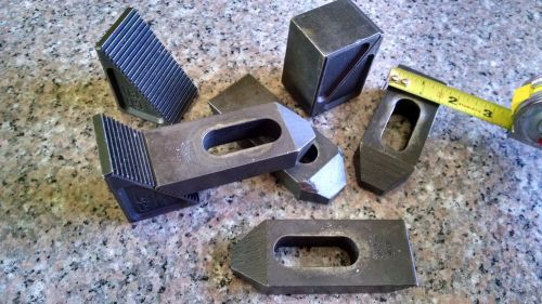 4 Clamps 1-1/2&#034; wide x 4&#034; long x 3/4&#034; tall, for 1/2&#034; to 5/8&#034; bolt TE-CO Blocks