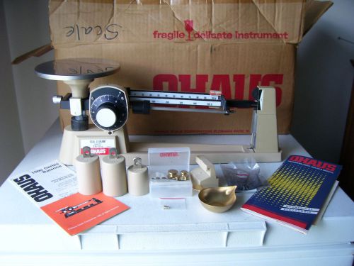 NEW [never used] Ohaus Model 2610G Scale - Orig. Box - Weights - Manual - Cat.