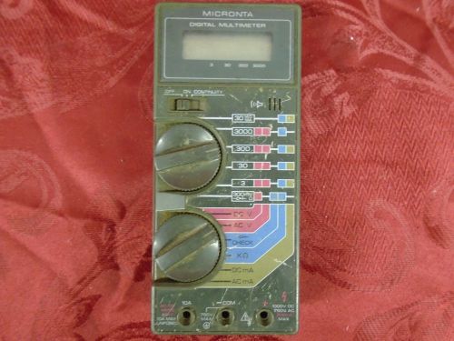Micronta Digital Multimeter 22-185A Radio Shack Voltage Meter