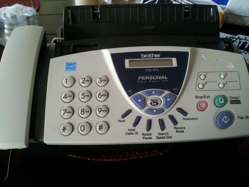 Brother FAX-575 Personal Plain Paper Fax, Phone, &amp; Copier - No Box Or Manual