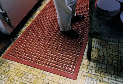 New Industrial Drainage Kitchen Bar Anti Slip Anti Fatigue Rubber Floor Mat 2x3
