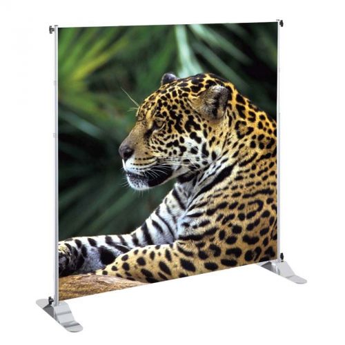 BN-5E1 Large Format Banner Stand with 8&#039;w x 8&#039;h Graphic.
