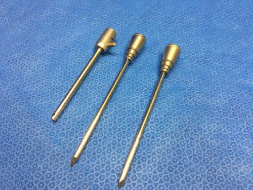 Stryker 275-722-300 4.5mm Cutter Cannula Set With 275-722-100 &amp; 275-722-200