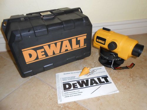 Dewalt DW096 13 in. 26x Automatic Optical Level w/ Dewalt Carry Case