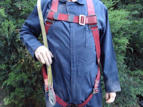 Web Devices Safety Harness with Safety Lanyard -  Adjustable Harness