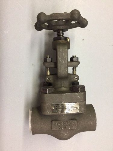 Hancock 5500w-2 1&#034; 800 steel socket weld globe valve for sale