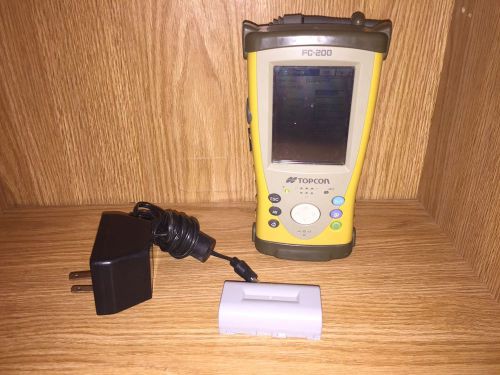 **Topcon FC-200 Data Collector W/ RS-1 &amp; TopSurv Software Activated Robotics**