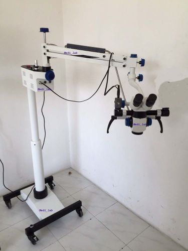 Zoom dental microscope, equipped with beam splitter with c&#039;mount &amp; ccd camera for sale