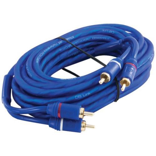 Db Link SR20 Soft-Touch Triple Shielded Blue Strandworx RCA Cable - 20ft