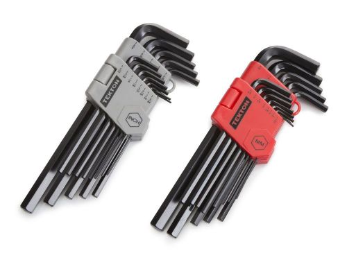 Tekton 25252 26-pc. long arm hex key wrench set inch/metric for sale