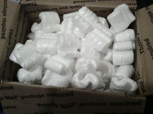 Used Styrofoam peanuts
