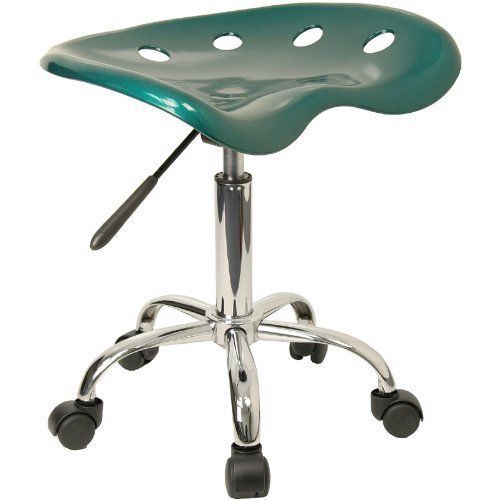 Offex Vibrant Tractor Seat Stool, Green