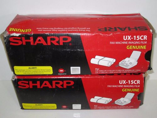 Lot of 2 NEW Genuine OEM Sharp UX-15CR Fax Machine Imaging Film