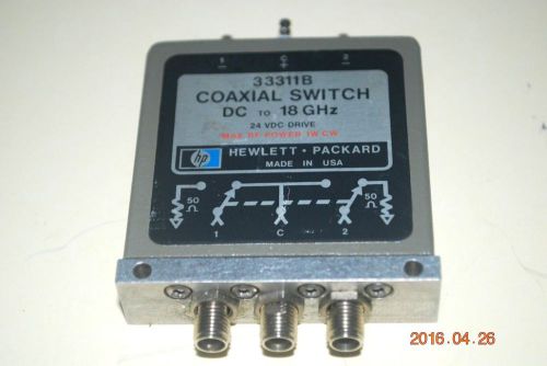 HP 33311B Coaxial Switch DC to 18GHz