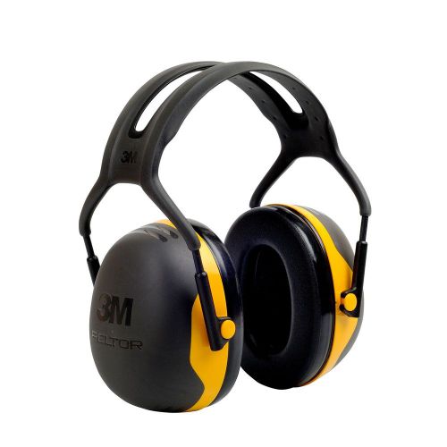3M Peltor X-Series Over-the-Head Earmuffs NRR 24 dB One Size Fits Most Black/...