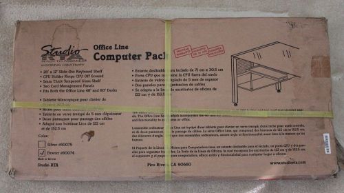 Studio RTA Office Line Computer Pack, Pewter #60074