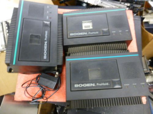 LOT OF 3 - Bogen ProHold  (2 - PRO-4, 1- PRO8) w/ ONLY 1 Power supply