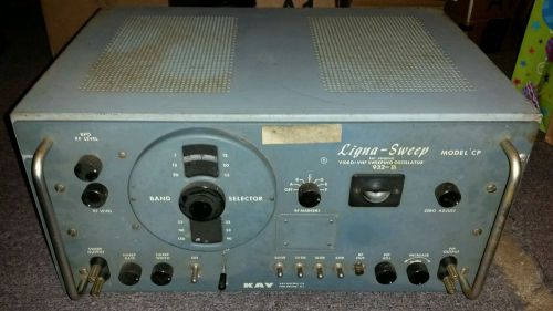 Kay Electric Ligna-Sweep Model CP Video VHF Sweeping Oscillator 932-B Vintage