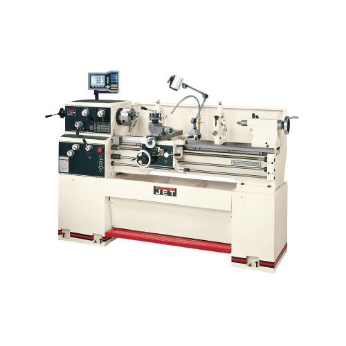 Jet 321144 gh1440w-3 lathe with newall dp700 dro with taper attachment for sale