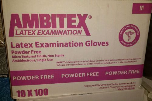 Ambitex (1000 Latex Examination Gloves)