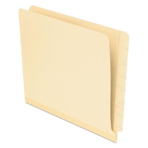 Pendaflex laminate spine shelf file folder, straight tab, 11 pt manila, letter for sale