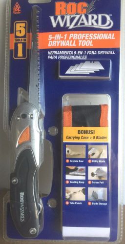 IDL TOOLS UT5000 RocWizard 5-in-1 Professional Drywall Taping Tool.