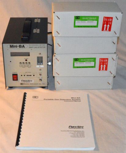 PureAire Mini-BA Portable Gas Detector with Fluorine &amp; Chlorine GS Sensors