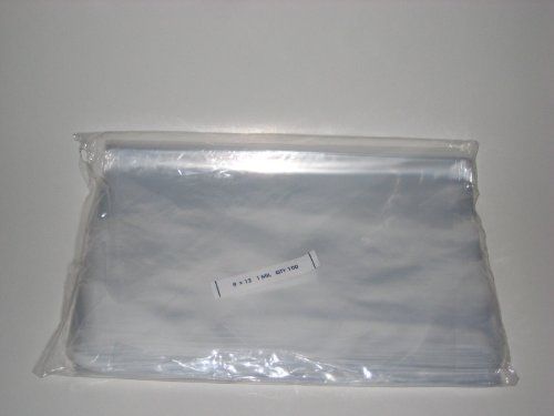Plastic Bags Clear - Plastic Poly Bag Crystal Clear 9 &#034; X 12 &#034;, Flat, Open,