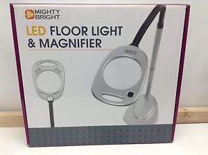 Mighty Bright LED Floor Light and Magnifier Craft Hobby Beading Lamp Magnifying