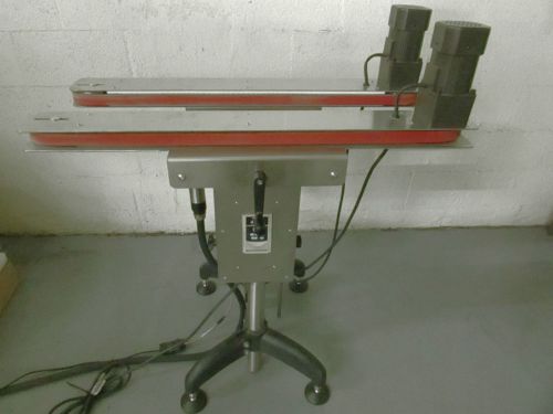 Transfer conveyor-bottomless-new-stainless steel-3 ft long-made in the usa for sale