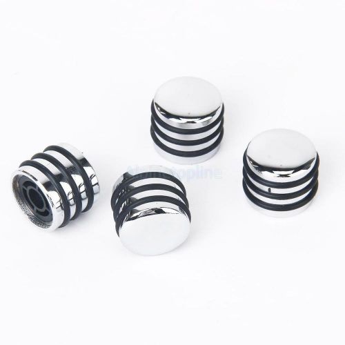 Set of 4pcs Silver Tone Rotary Knobs for 6mm Inner Diameter Shaft Potentiometer
