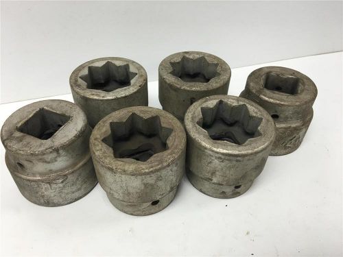 6pc INGERSOLL RAND IP-742 1-5/16&#034; Special Star 8 Point Impact Socket 1&#034; Drive