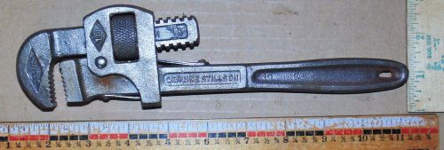 Vintage Walworth Stillson Steel Handle Pipe Wrench 10&#034; Good Working Condition