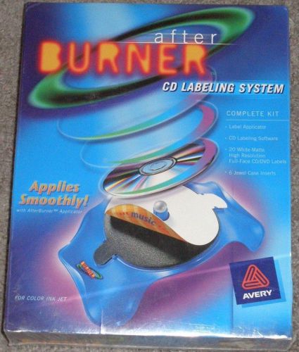CD/DVD Labeling System Avery After Burner Complete Kit FACTORY SEALED NEW